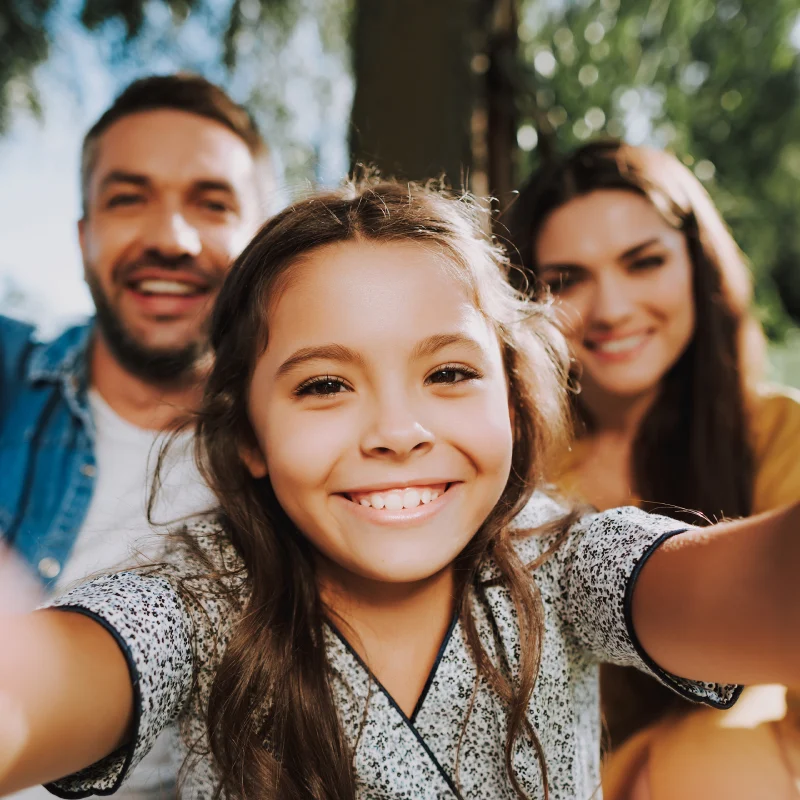 family in the park